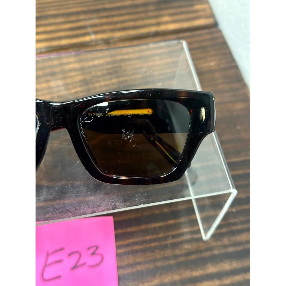 Tory Burch TY7169U 1728/83 Women's Brown Havana Sunglasses Rectangular 140 mm